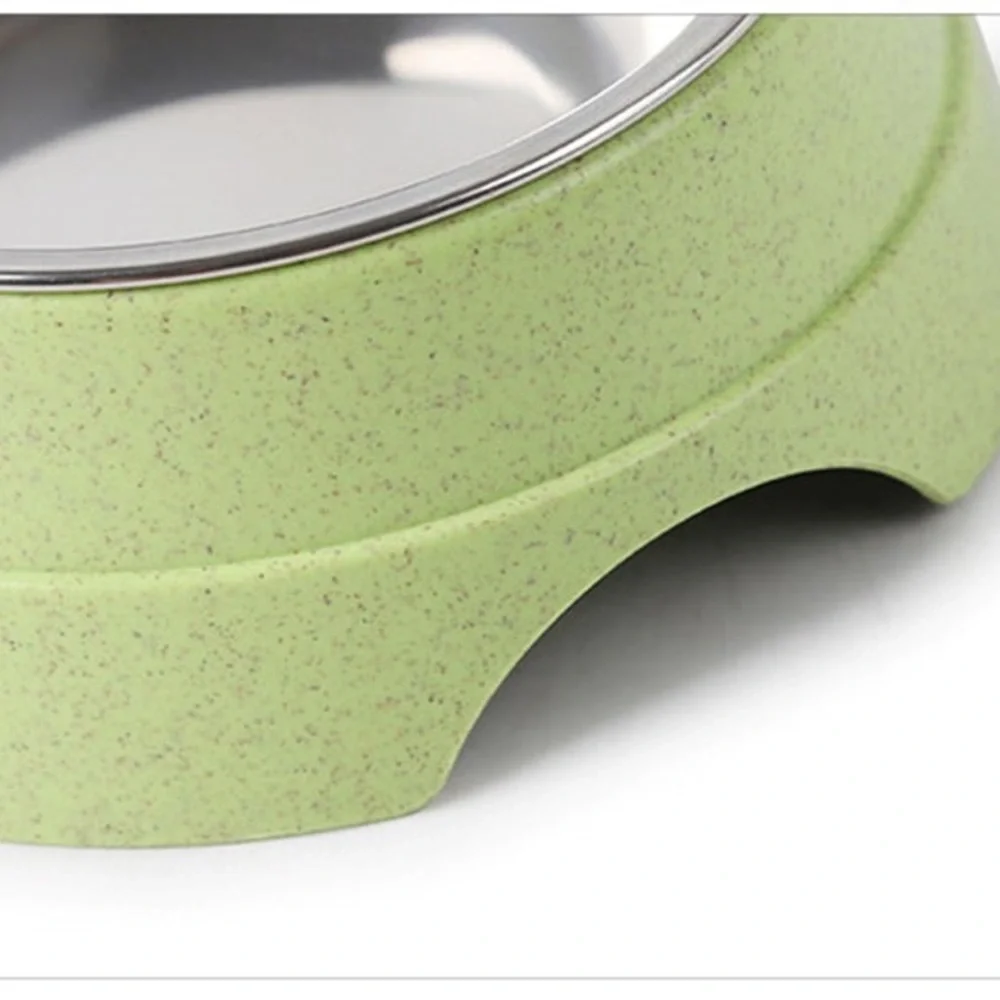 Final sale:New stainless steel double bowls with plastic stand